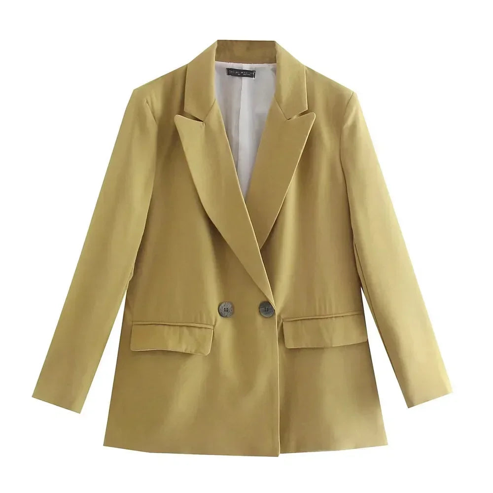 Elegante Trendy Dames Blazer met Zakken