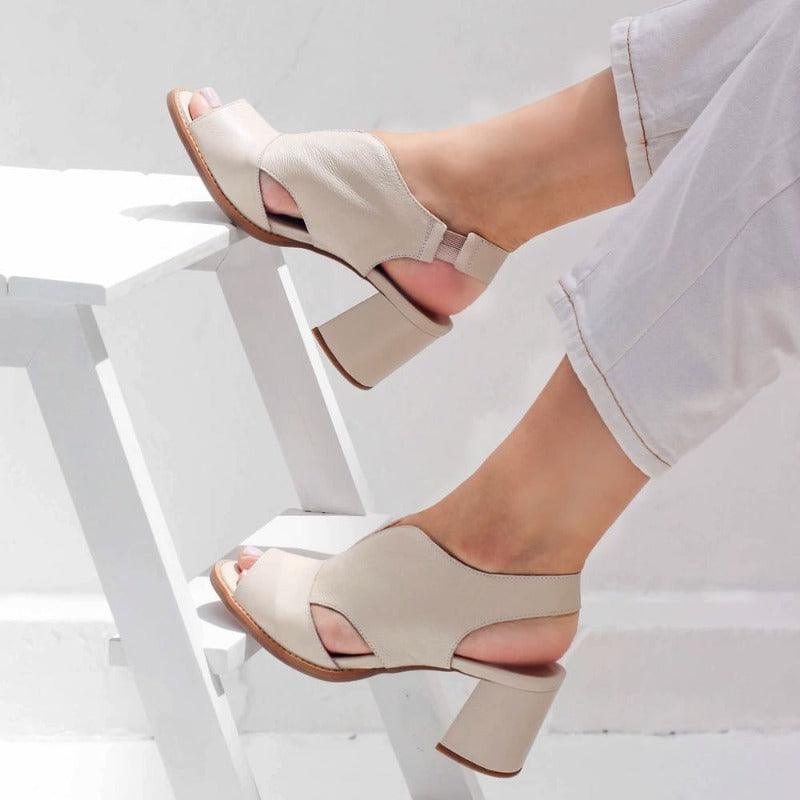Maggi | Elegante Blokhak Sandalen