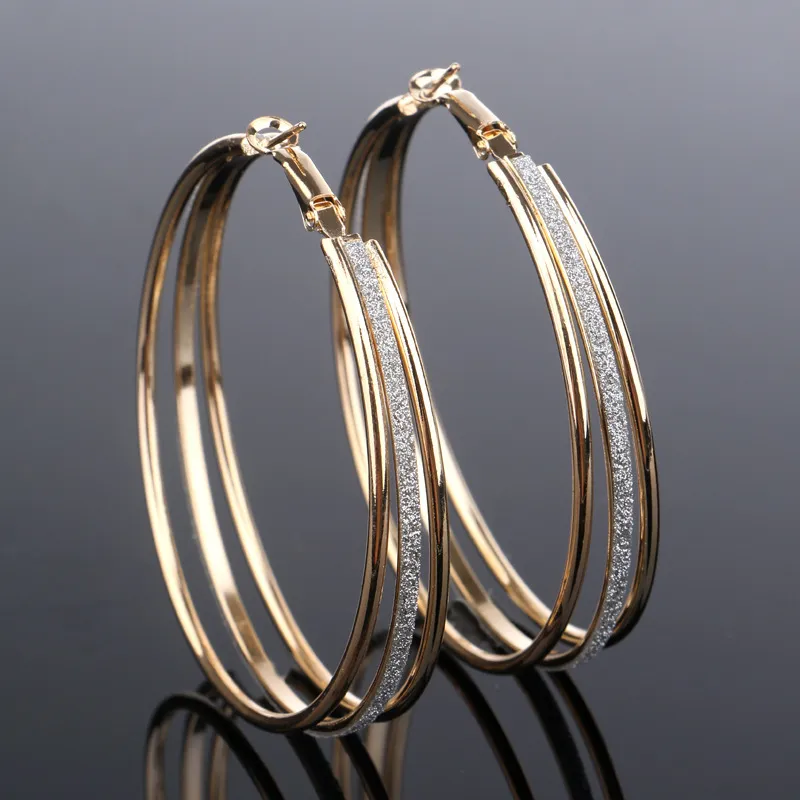 Vintage Gouden Glanzende Oorringen