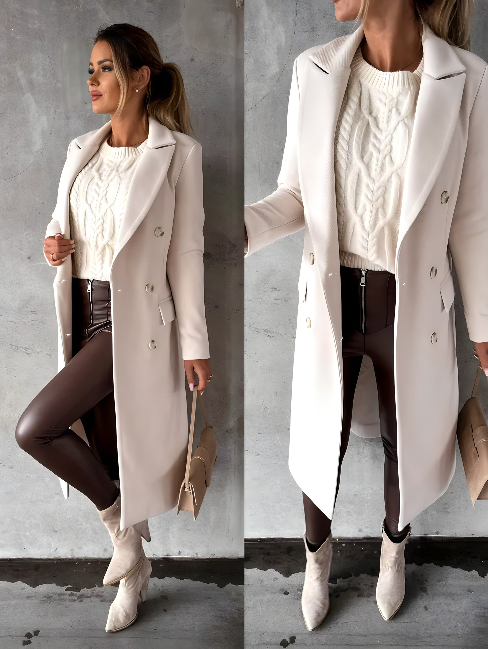 Jaycee | Elegante Double-Breasted Dames Jas