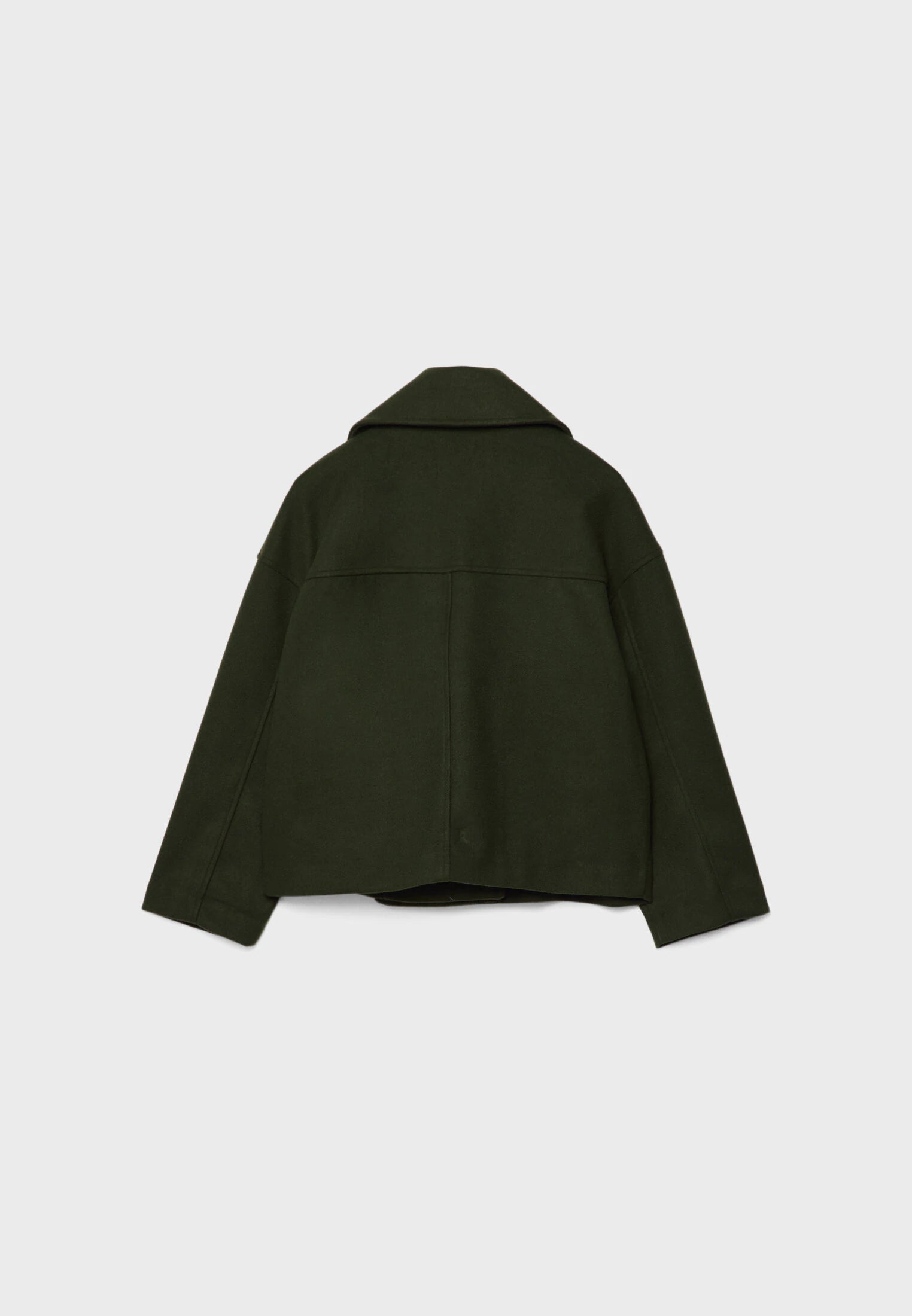 Korte Dames Peacoat Jas met Oversized Look