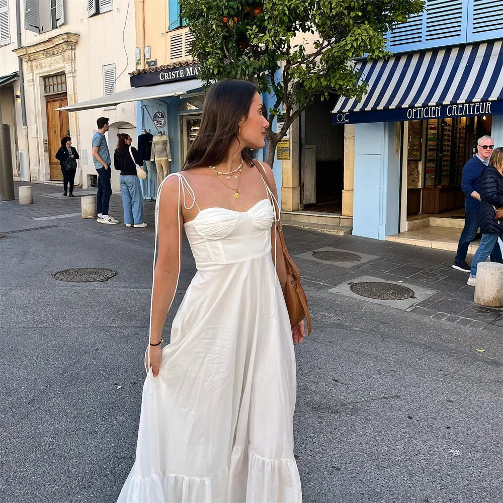 Sophie | Elegante zomerjurk met bandjes