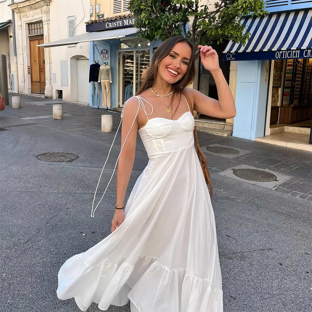 Sophie | Elegante zomerjurk met bandjes