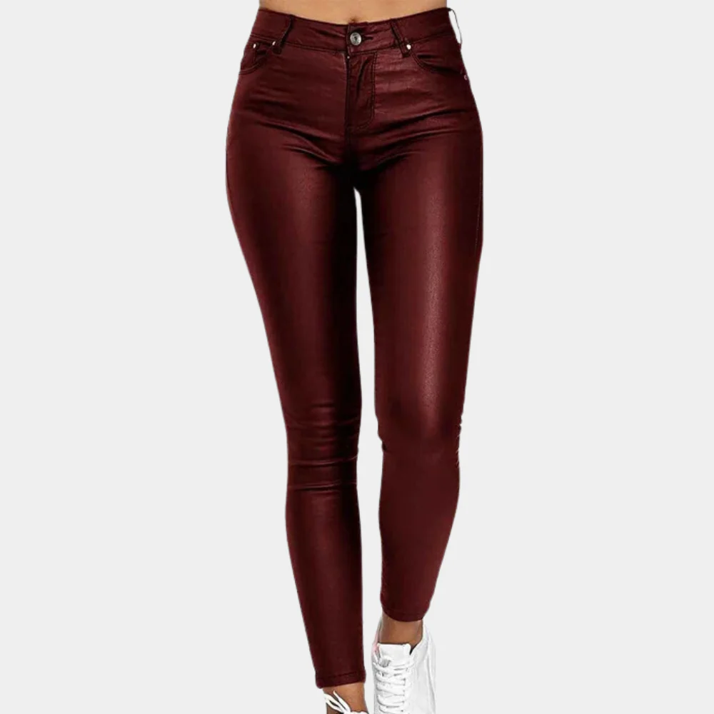 Trendy Comfortabele Stretch Legging met Hoge Taille