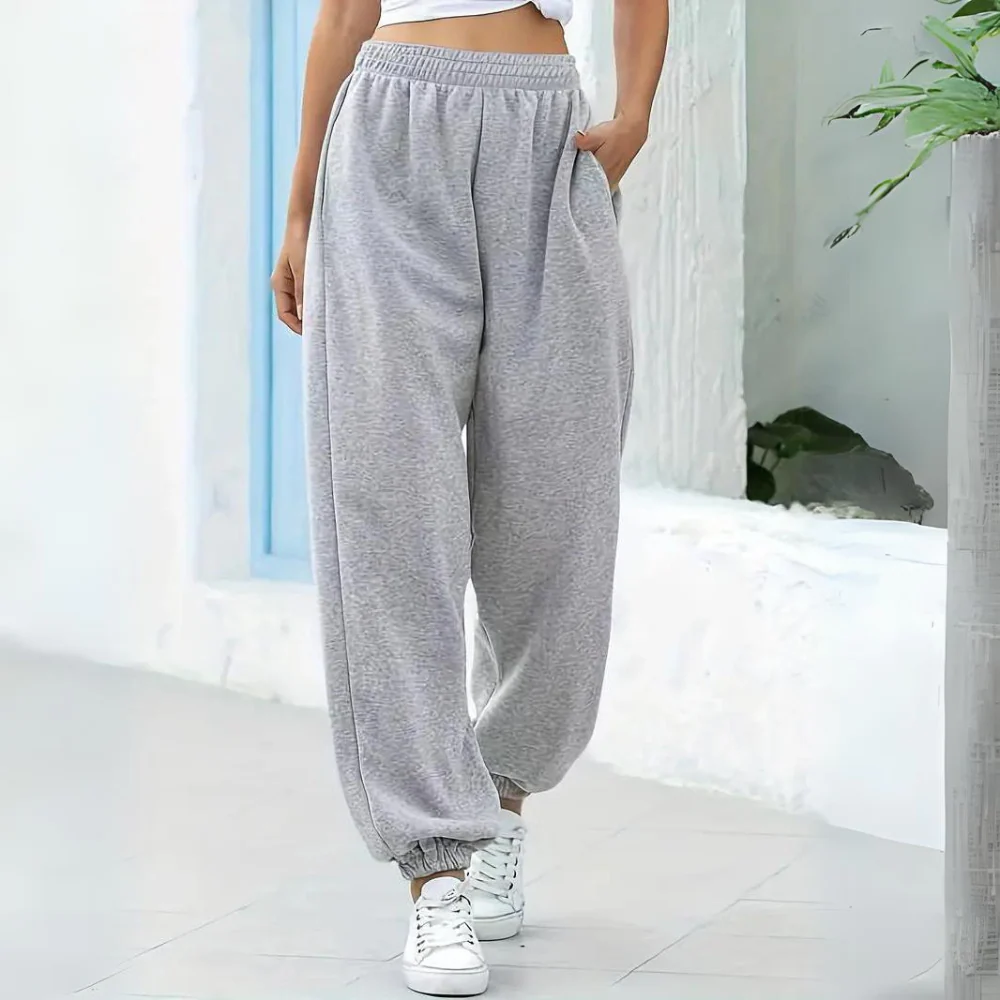 Casual Comfortabele Dames Jogger Met Elastische Tailleband