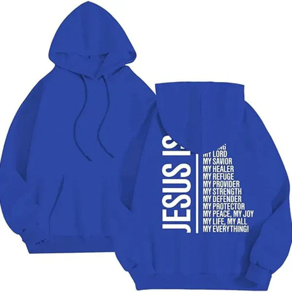 Oversized Jesus Dames Hoodie met Print