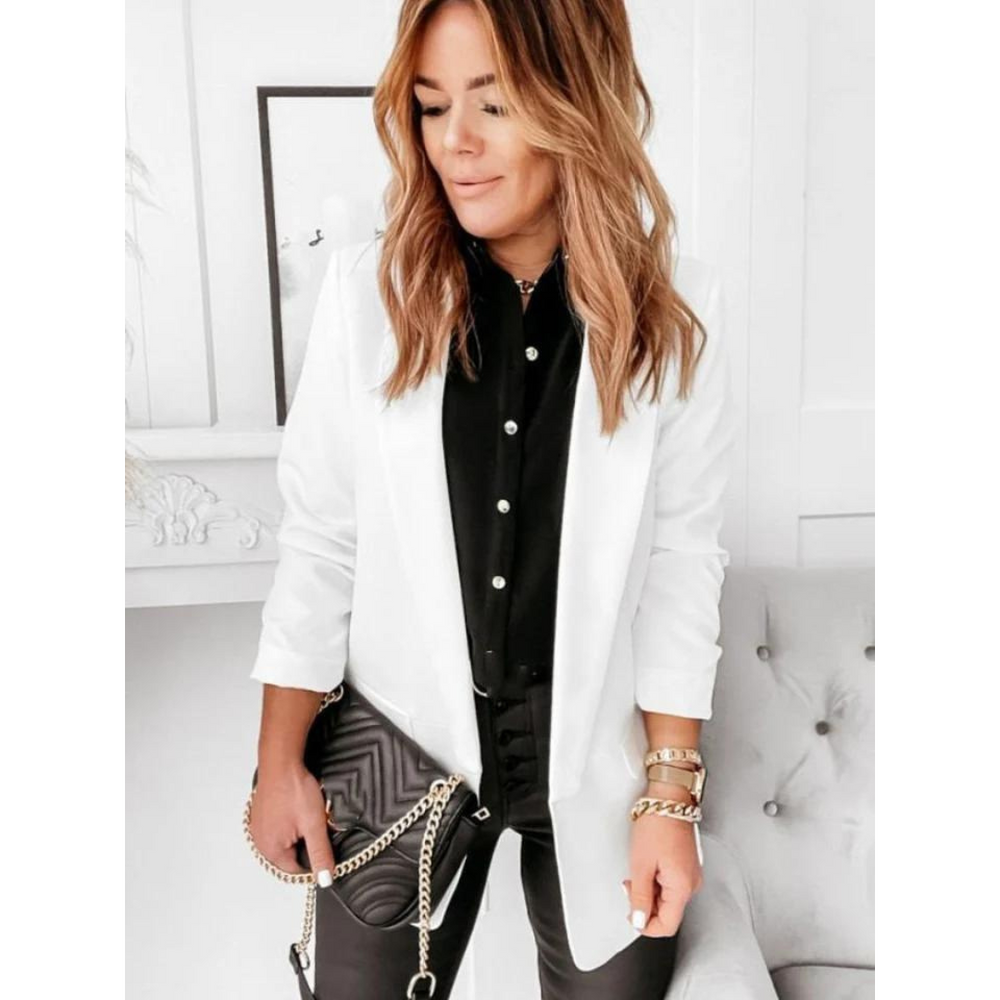 Ivee | Tailored Blazer met 3/4 Mouwen