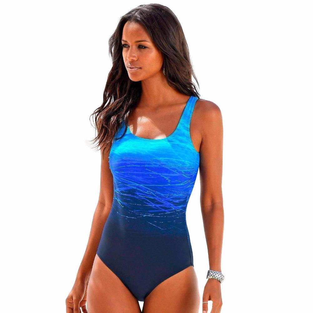 Vera | Ombre One-Piece Swimsuit met Sportieve Fit