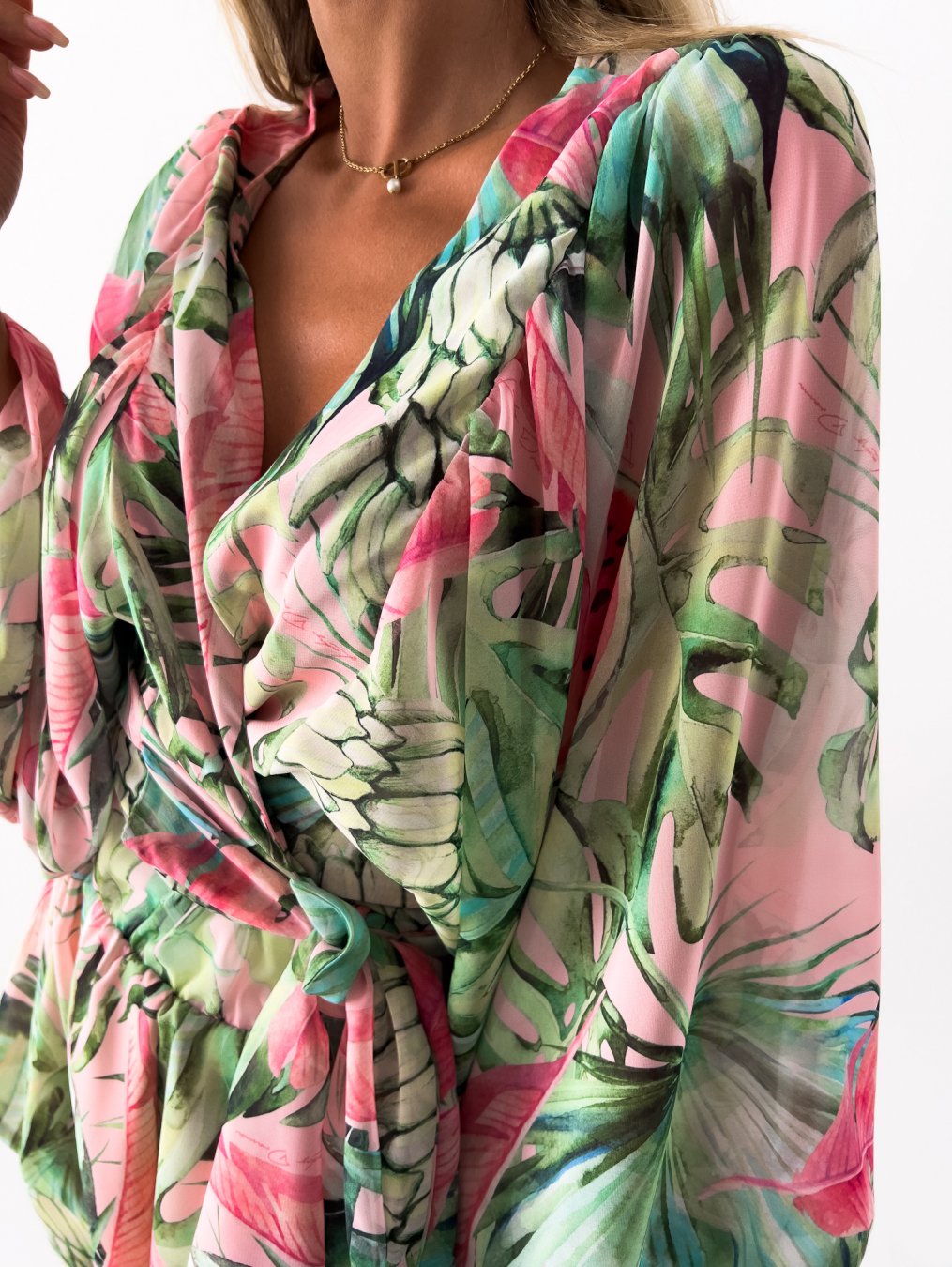 Anthonia | Zomerse Two-Piece Set met Tropische Print