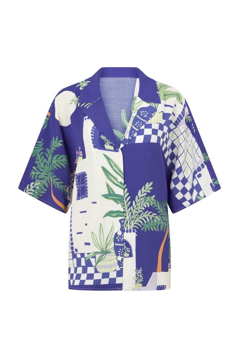 Daelia | Zomerse Two-Piece Set met Botanische Print