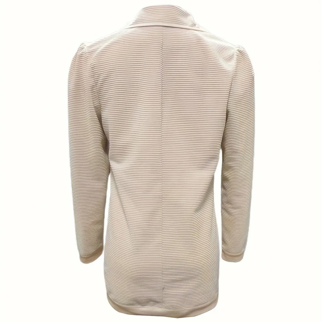 Stijlvolle Dames Gebreide Blazer met Dubbele Knoopsluiting