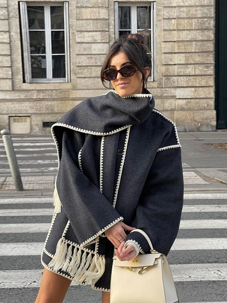 Marie | Scarf Coat