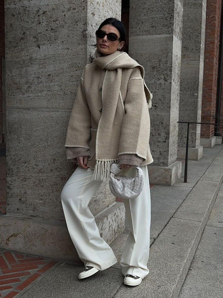 Marie | Scarf Coat