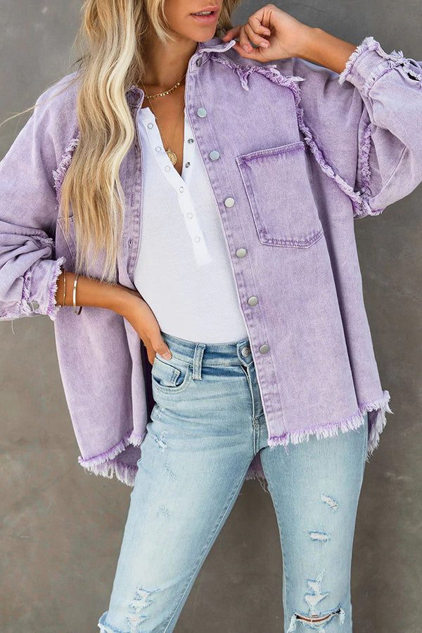 Trendy speelse dames corduroy jas