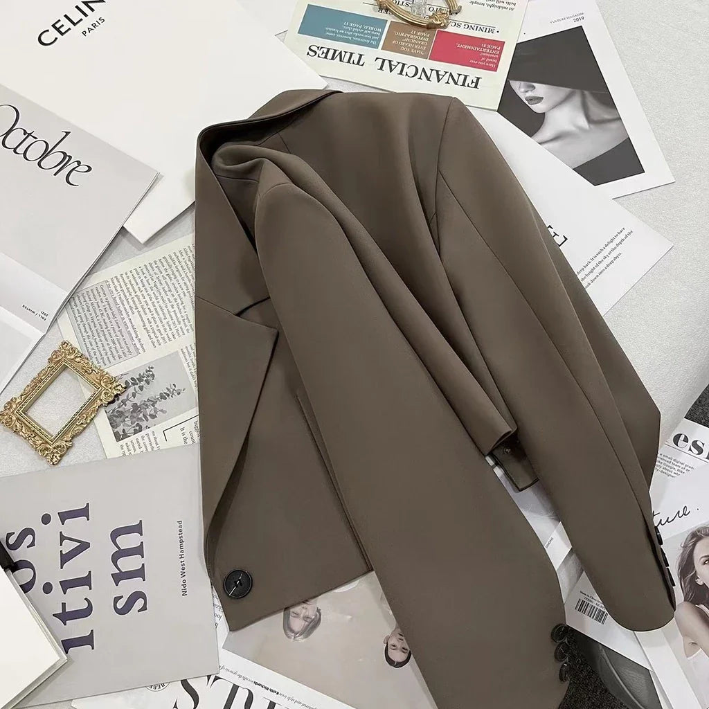 Parley | Cropped Blazer met Minimalistische Snit