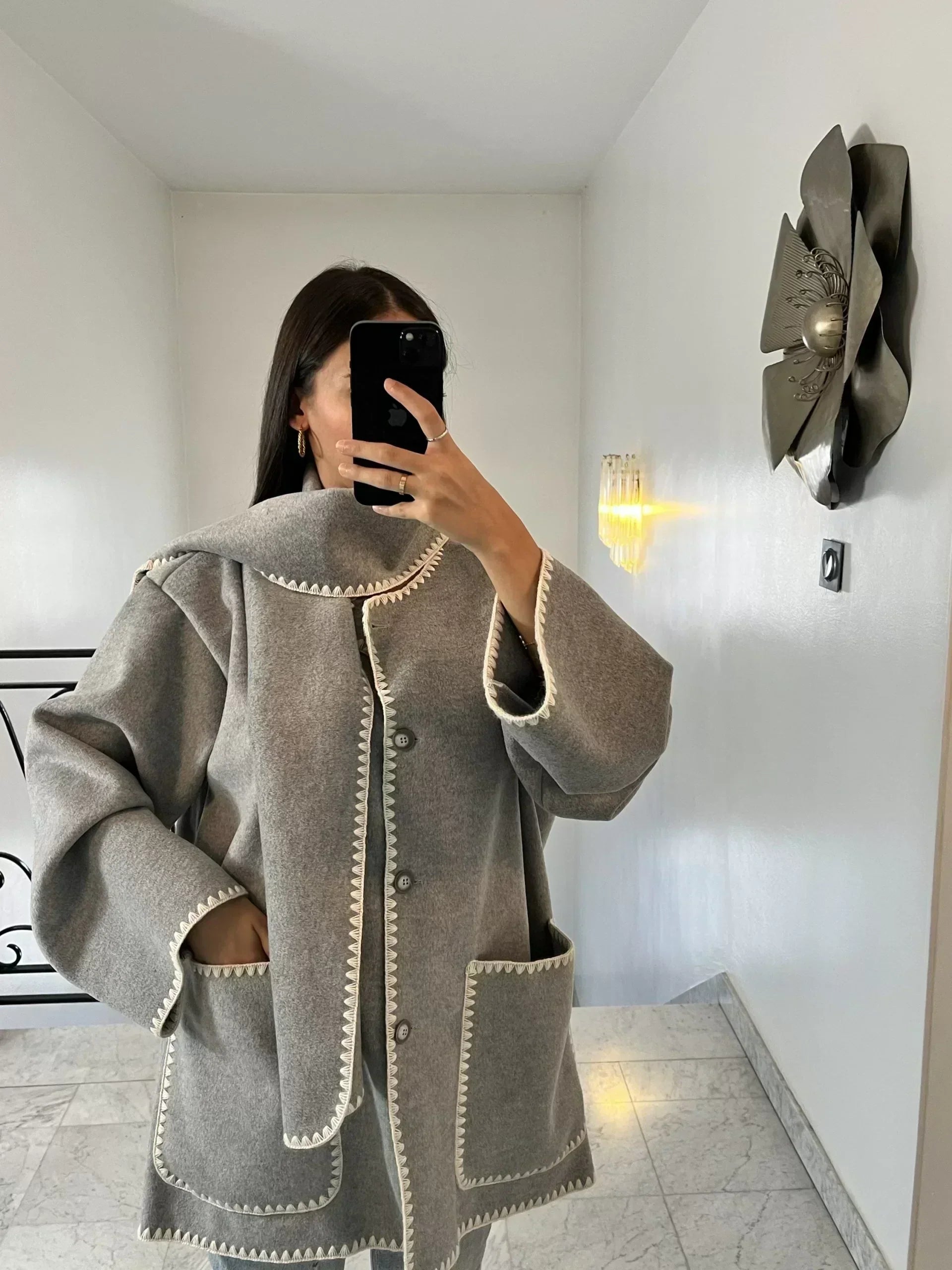 Marie | Scarf Coat